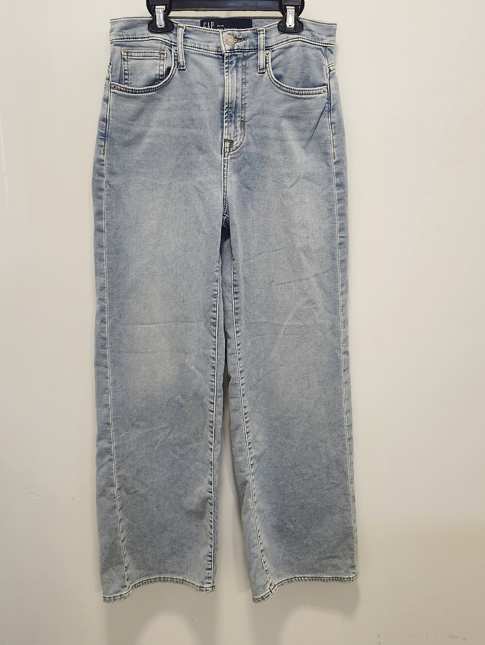 GAP High Rise Wide Leg Sweatpant Jean Women's Size 26/2R - Picture 2 of 7